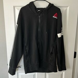 Reebok Men’s black UFC hooded sweatshirt